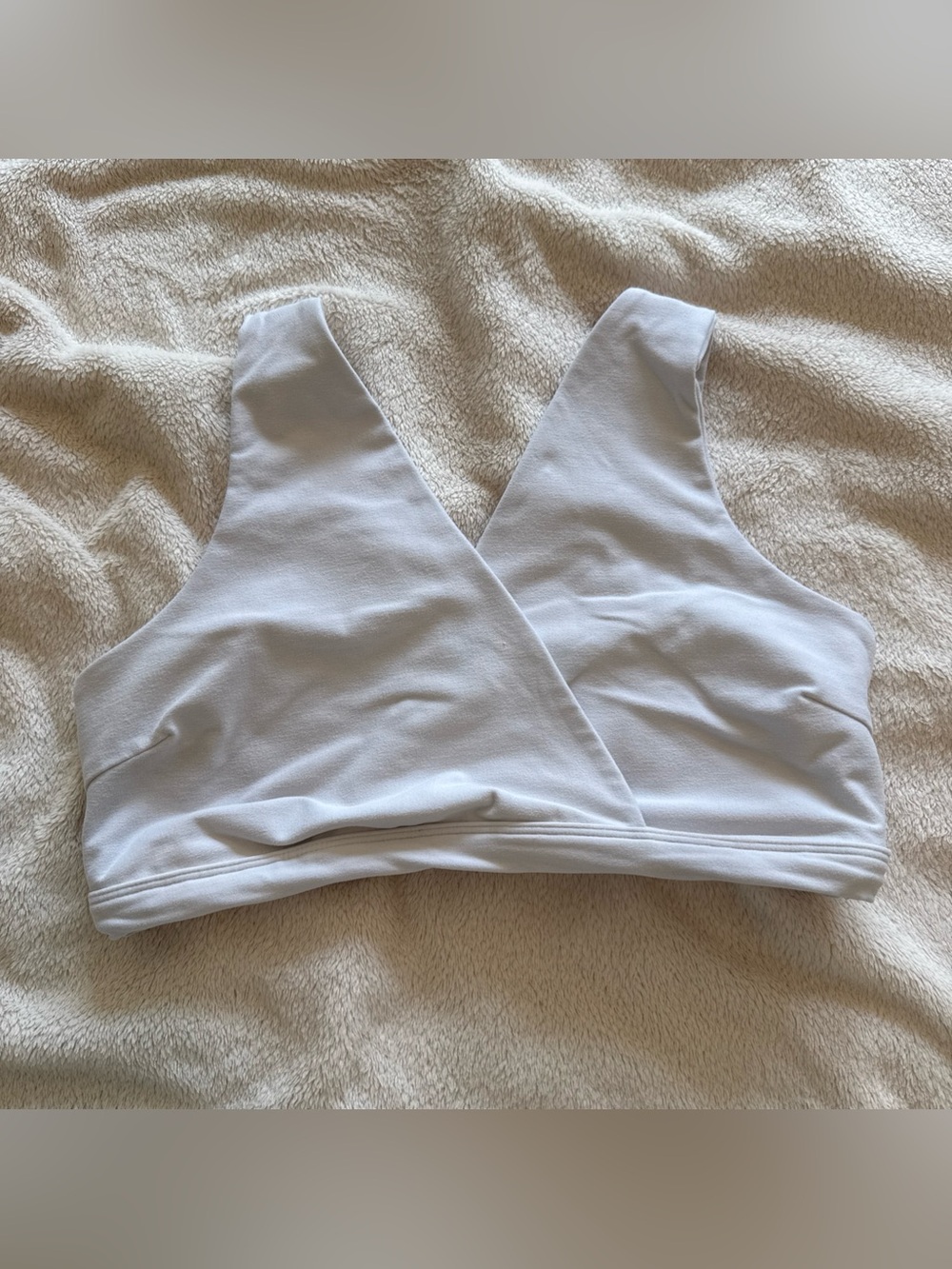 Beyond Yoga Beyond The Bump Maternity Nursing Bra Large White